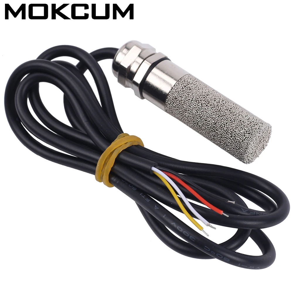 

XY-MD04 Temperature Humidity Transmitter Metal Waterproof Probe RS485 Communication Interface MODBUS-RTU