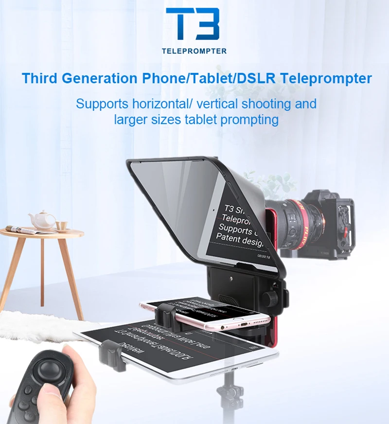 أفضل جهاز تلغيم من الجيل الثالث ، خفيف الوزن ، كاميرا DSLR ، هاتف ، جهاز لوحي ، حتى 11 بوصة ، عدسة ، محول ، جهاز تحكم عن بعد