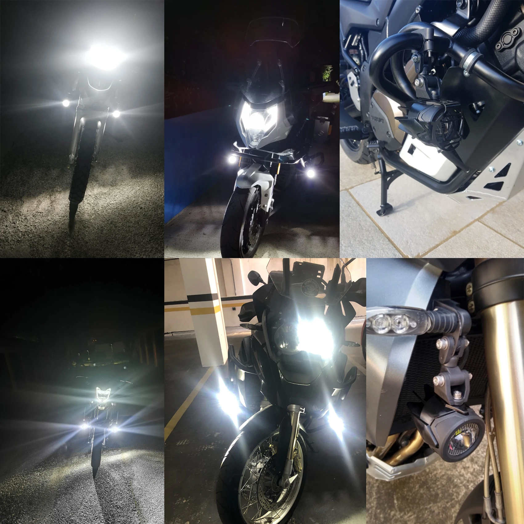 Motorcycle fog light Upgrade Auxiliary Lights Brighter Lamp 24W 6000K for BMW R1200GS F800GS F700GS F650 K1600 Universal Lights