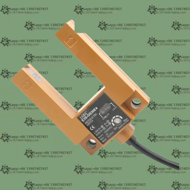 

U-образный фотоэлектрический датчик выравнивания лифта E3S-GS30E2 NPN, четырехпроводной, нормально открытый и закрытый