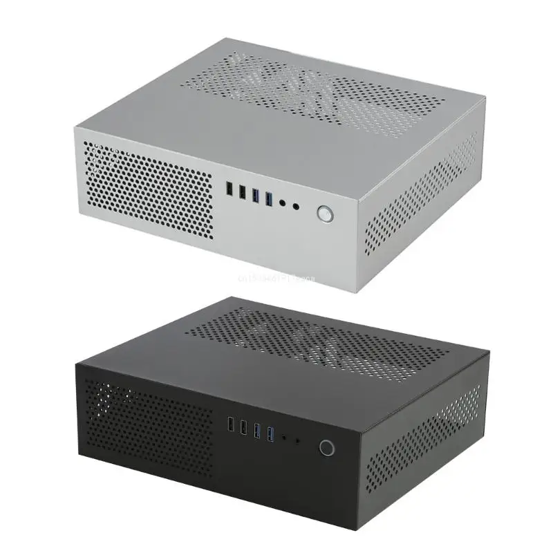 

A10 Mini PC Chassis MATX Chassis HTPC PC Case Support 2.5 3.5 Solid Disk Dropship