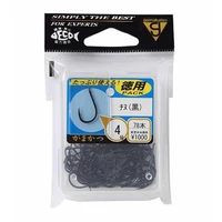 Anzuelo de pesca en caja Gamakatsu Original japonés hecho de acero rico en carbono para pesca en el mar, que incluye dorada y perca