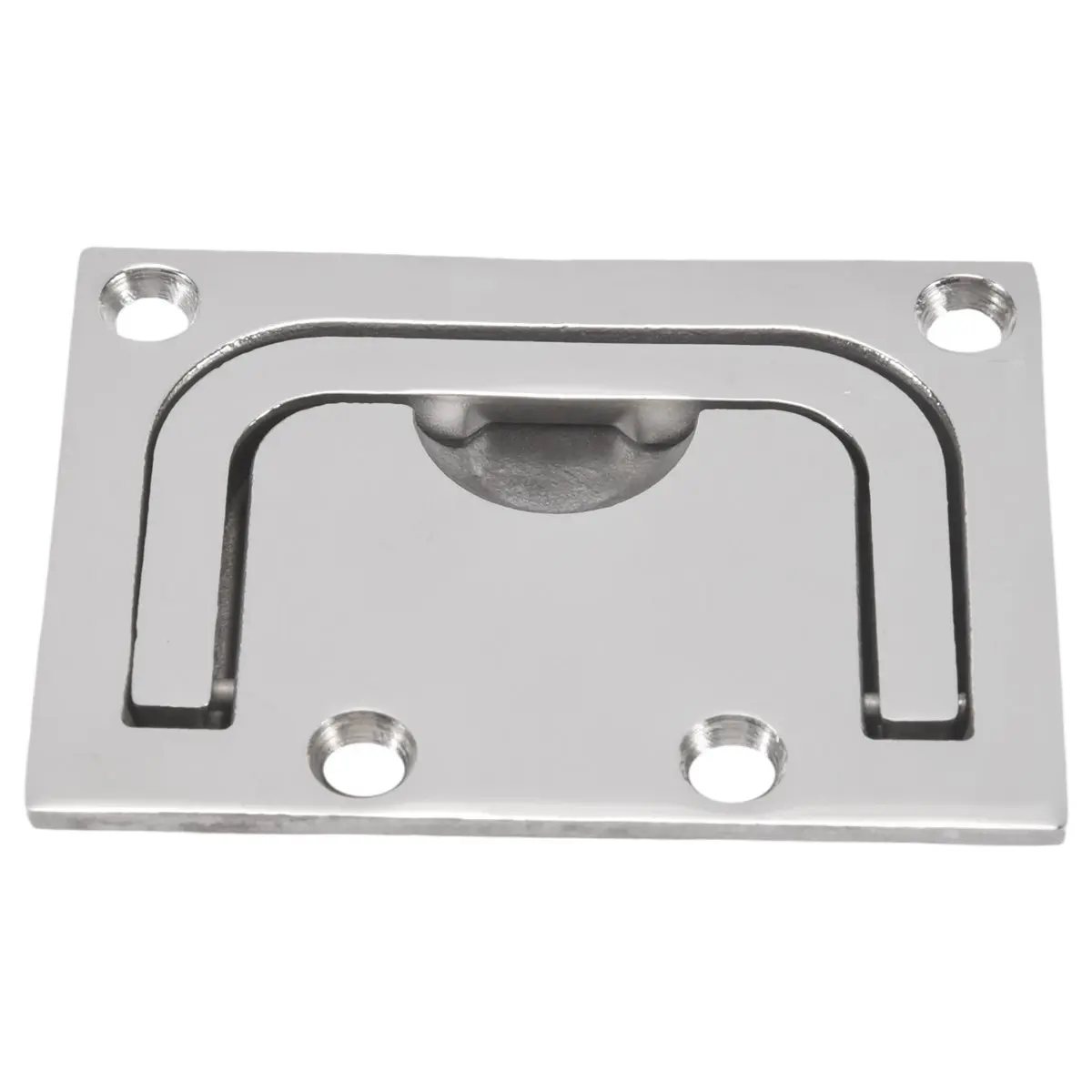 A74U Stainless Steel 316 Flush Lift Ring Hatch Pull Handle Locker Cabinet Boat Marine Hardware