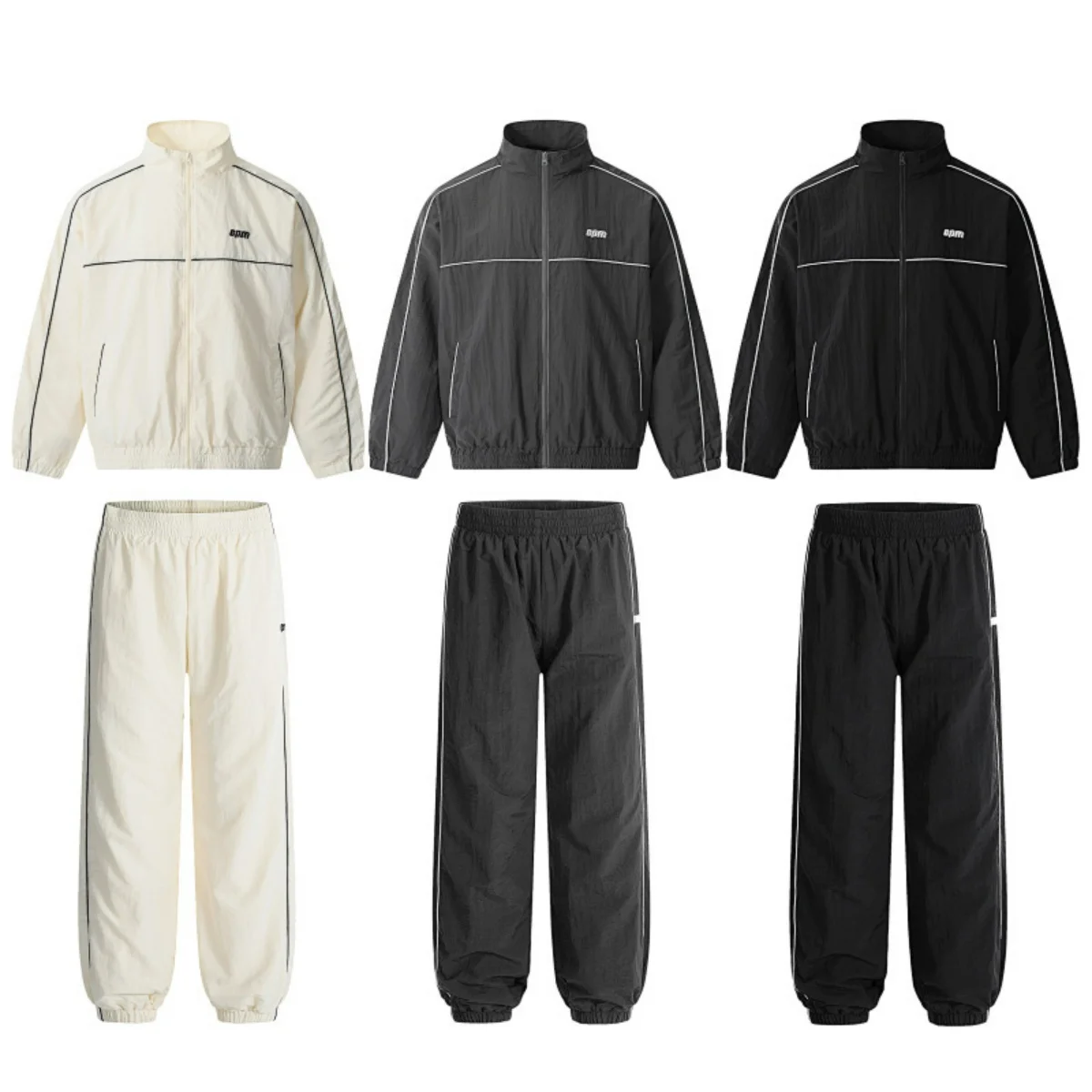 

LOSTSHDWS Woven reflective sports patchwork embroidered letter small label men's and women's sports woven set