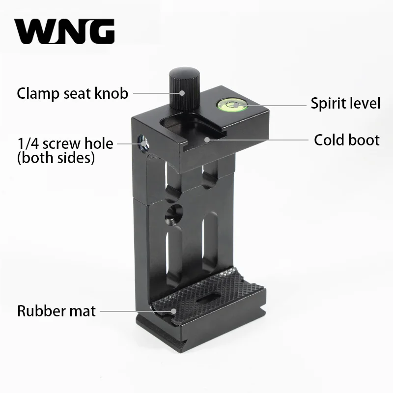 سطح المكتب العالمي متعدد الوظائف C-نمط مثبت الكاميرا المشبك 360 درجة كرة صغيرة رئيس 1/4 "برغي فلاش Speedlite اكسسوارات