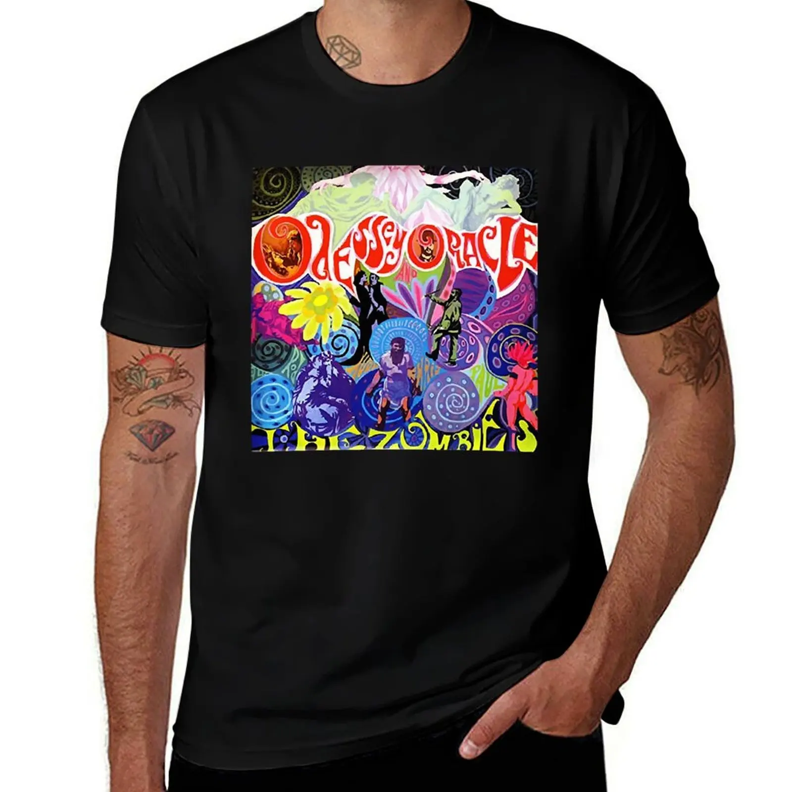 The Zombies Odessey And Oracle T-Shirt Heavy Duty Casual Work Tee T-Shirt