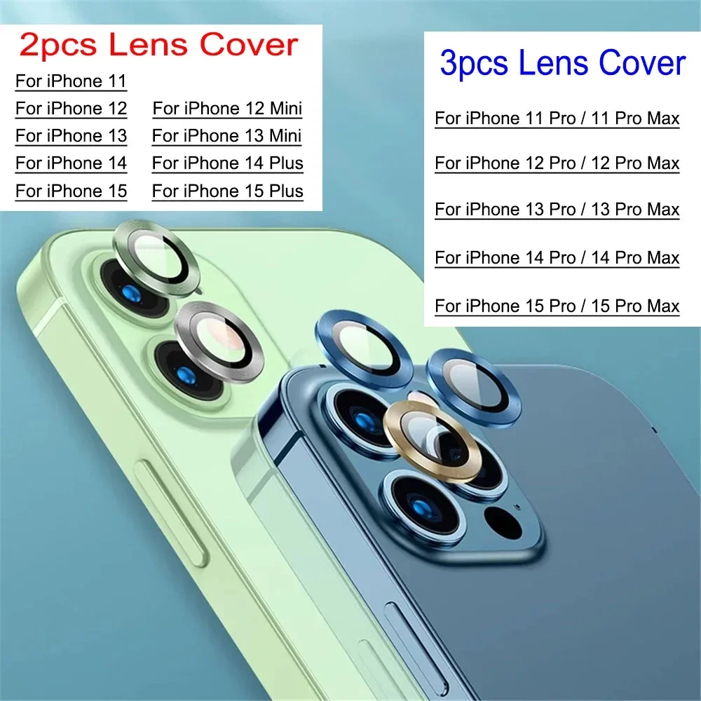 2-3 قطعة آيفون 15 برو ماكس حلقة معدنية كاميرا حماة آيفون 16 برو ماكس عدسة زجاج عليه طبقة غشاء رقيقة آيفون 15 زائد #1
