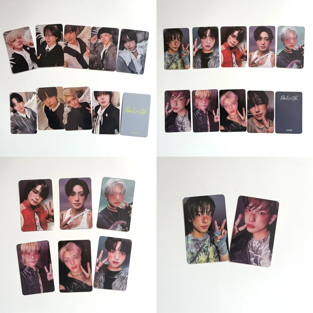 Novo & TEAM Idols Group De volta à vida Mini álbum cartões fotográficos brilhantes JO EJ YUMA FUMA K cartões de selfie cartões postais fãs presentes de aniversário