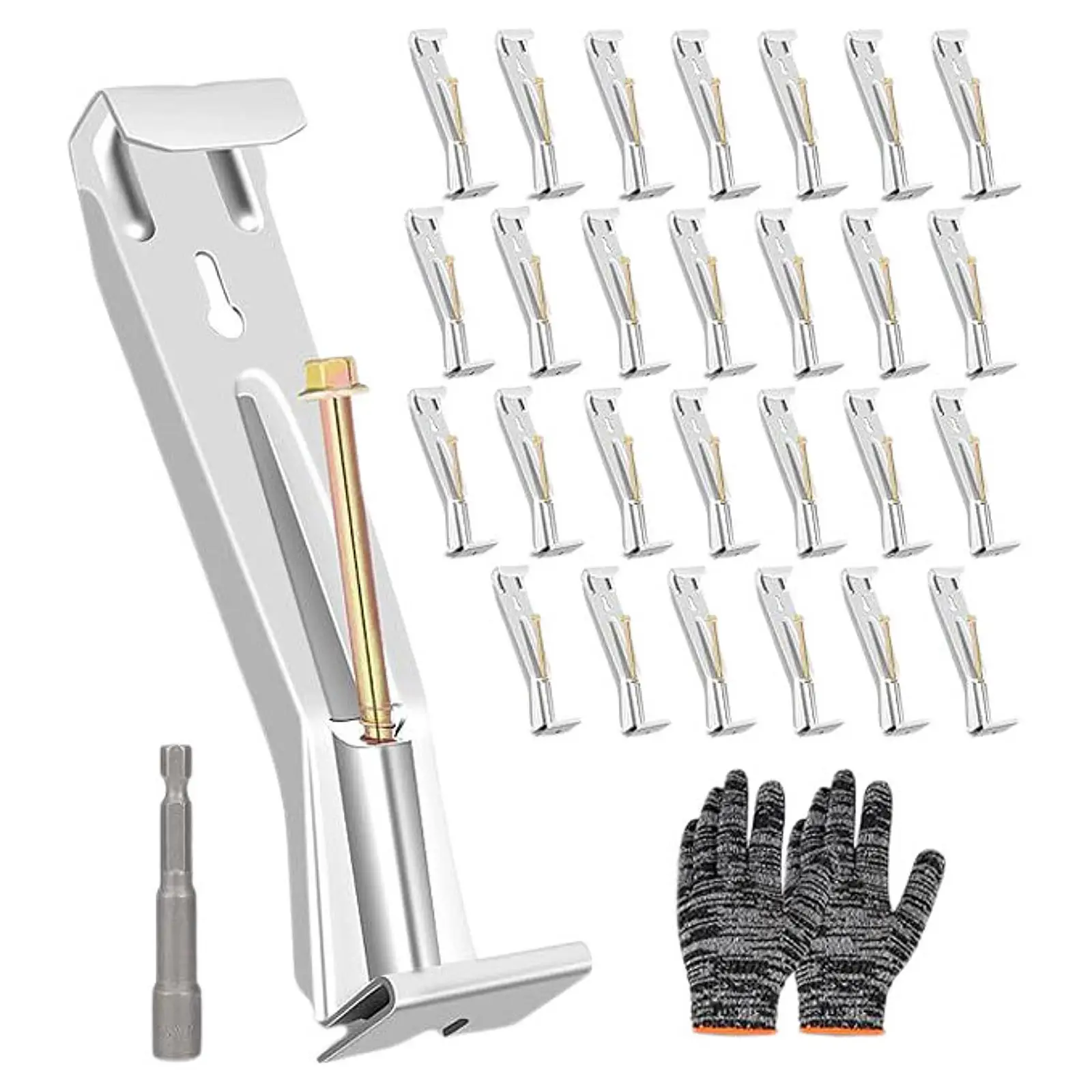 28x Gutter Hangers 5 Inch Easy to Install Fix Sagging Rain Gutters