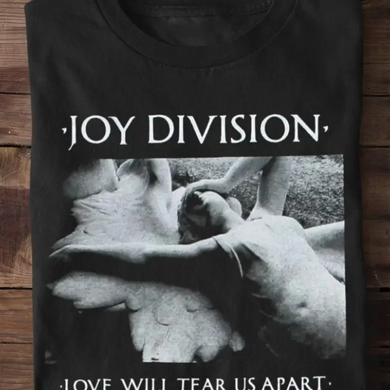 Camiseta Joy Division Love Will Tear Us Apart de algodón negro para hombre, todas las tallas
