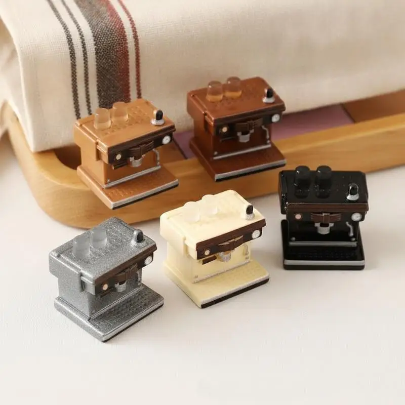 Mini Espresso Coffee Machine Fridge Magnet Vintage Coffee Maker Refrigerator Magnets Decor DIY Accessories