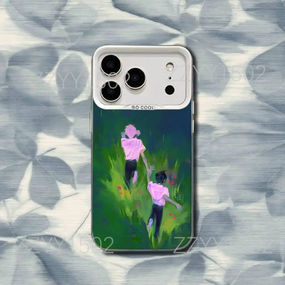 حافظة هاتف صيفية H-Hikaru D-Died لهاتف iPhone 17,16,15,14,13,12,X,8,Pro,Max,Plus,SE4,Air, Mini White IMD HD Matte