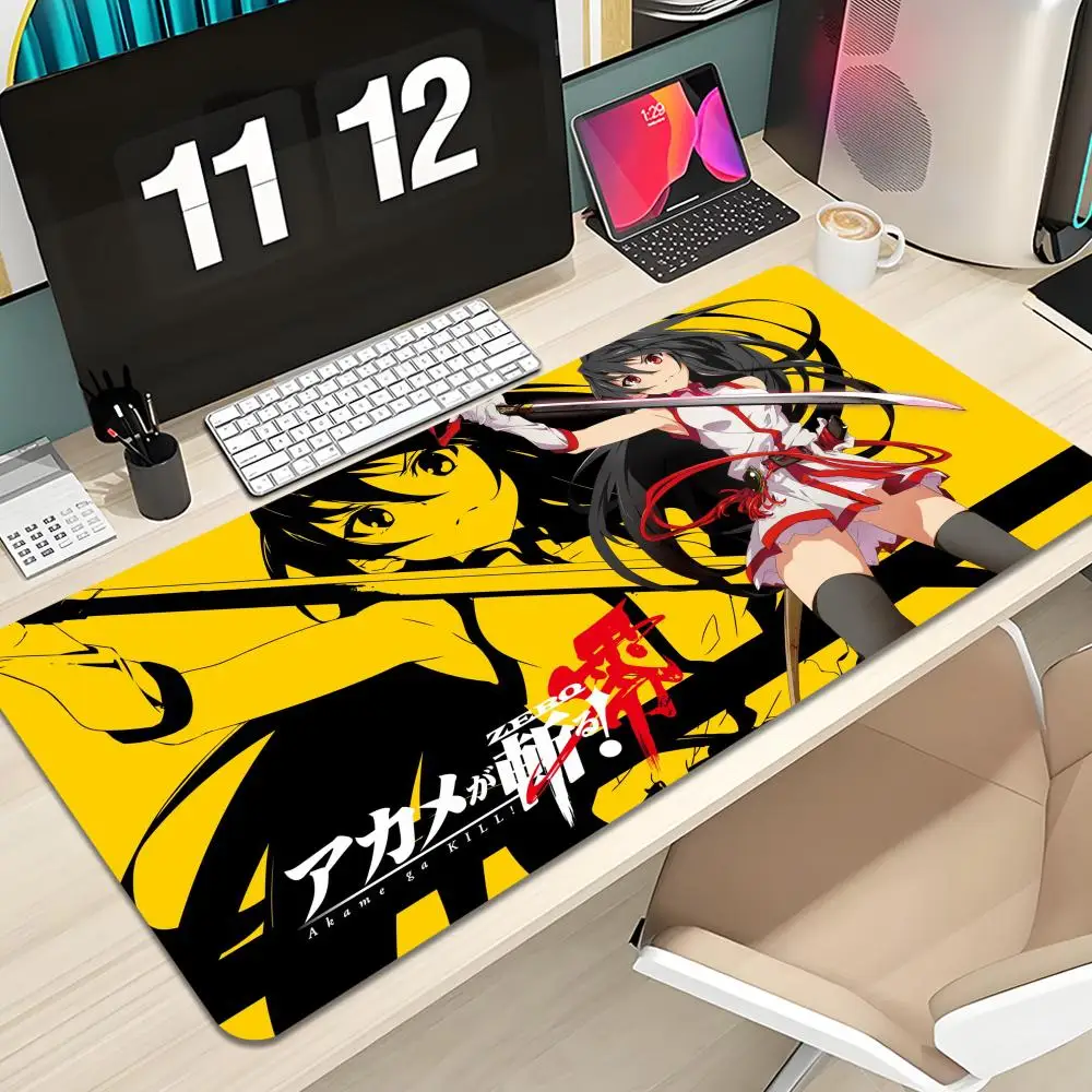 

Akame Ga Kill Mouse Pad Keyboard Mousepad large 1200X600 mm Desk Mat PC Gamer Office Carpet Home Table pad