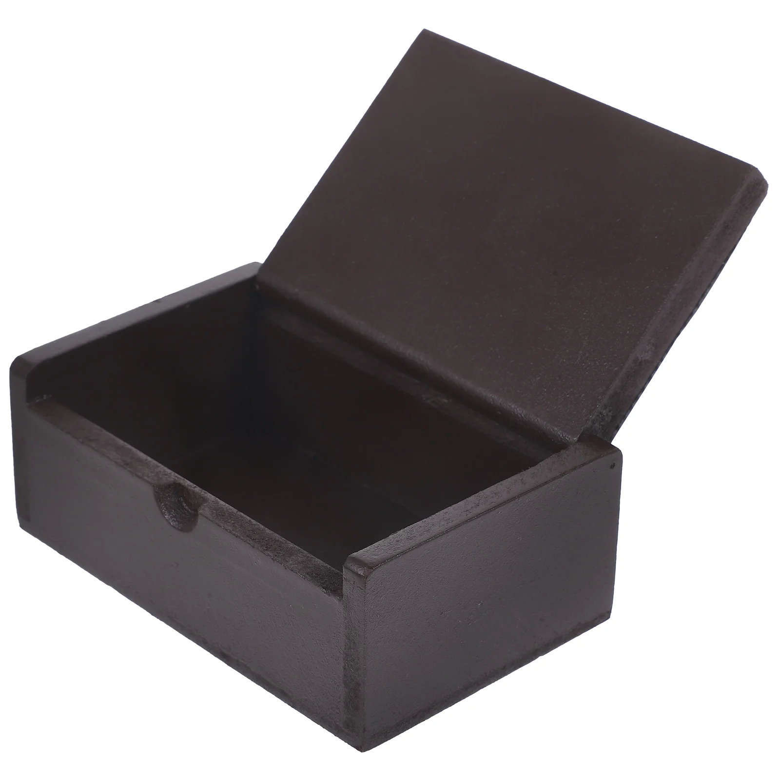 

Wooden Business Card Vintage Recipe Card Holder Compact Portable Storage Case For Kitchen Home Office Organizer Gift Box