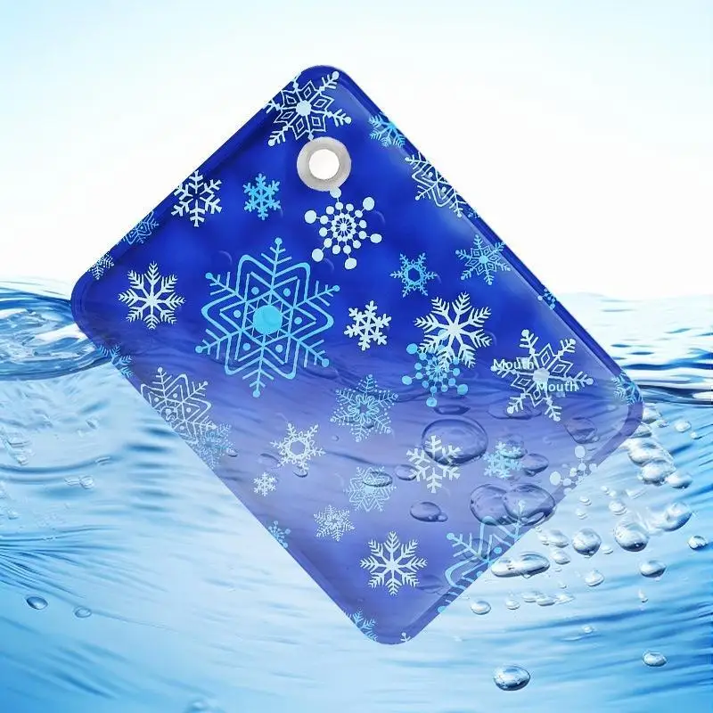 Pet Ice Cooling Mat Gel Self Added Water Durable Washable Portable Cushion for Dog Cat Bed Car Seat Indoor Outdoor