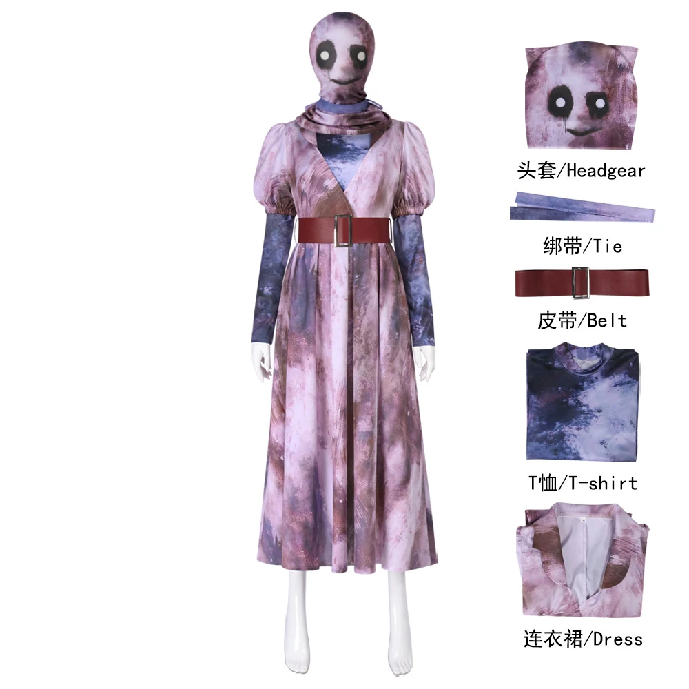 Хэллоуин Стиль Silent Hill Game Serial Killer Косплей Костюм Кричащая вечеринка Одежда с принтом Костюм на Хэллоуин Хэллоуин Стиль Silent Hill Game Serial Killer Косплей Костюм Кричащая вечеринка Одежда с принтом Костюм на Хэллоуин