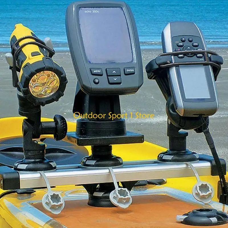 

A0KA Держатель удочки Монтажная базовая стойка из алюминиевого сплава Направляющая для каяка Кронштейн для каноэ Аксессуары для