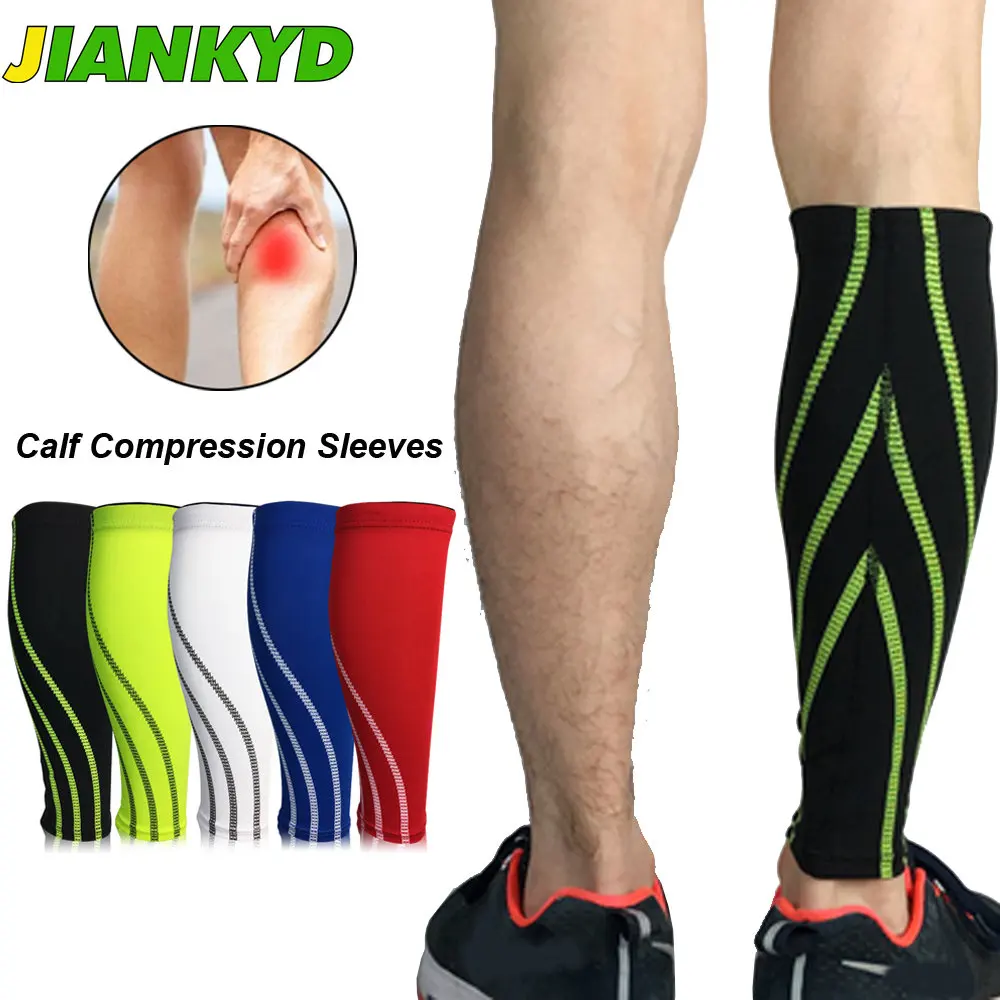 

1Pcs Leg Compression Sleeve, Calf Support Sleeves Legs Pain Relief, Comfortable Footless Socks for Fitness, Running, Basketball