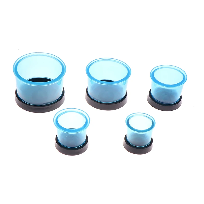 1PCS Dental Silicone Casting Flasks Rings Wax Embedding Ring Plastic Round Dental Lab Base Wax Rubber Tools