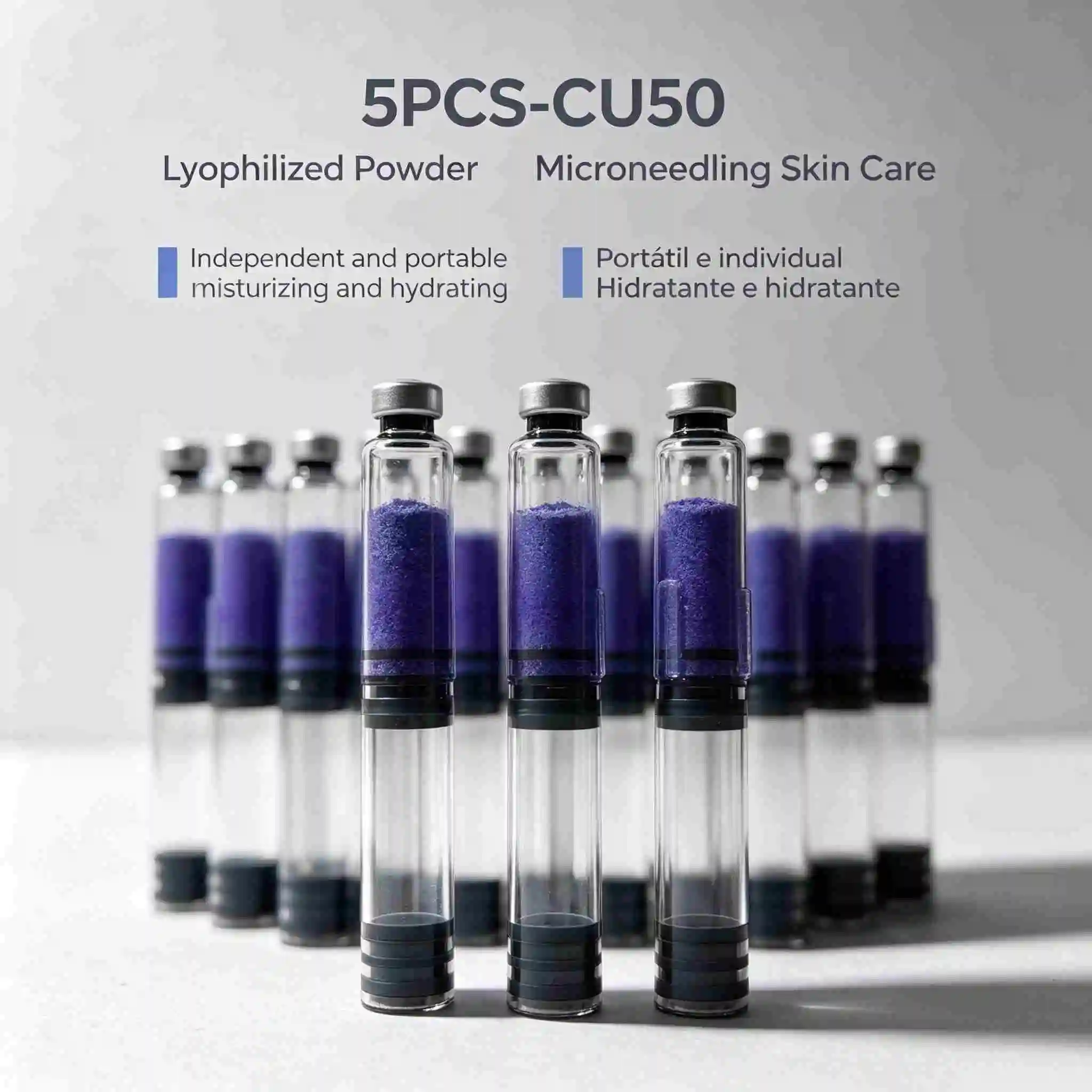High-Quality CU Freeze-Dried Powder，Microneedling Skin Care，Moisturizing and hydrating，Adjustable Liquid Output