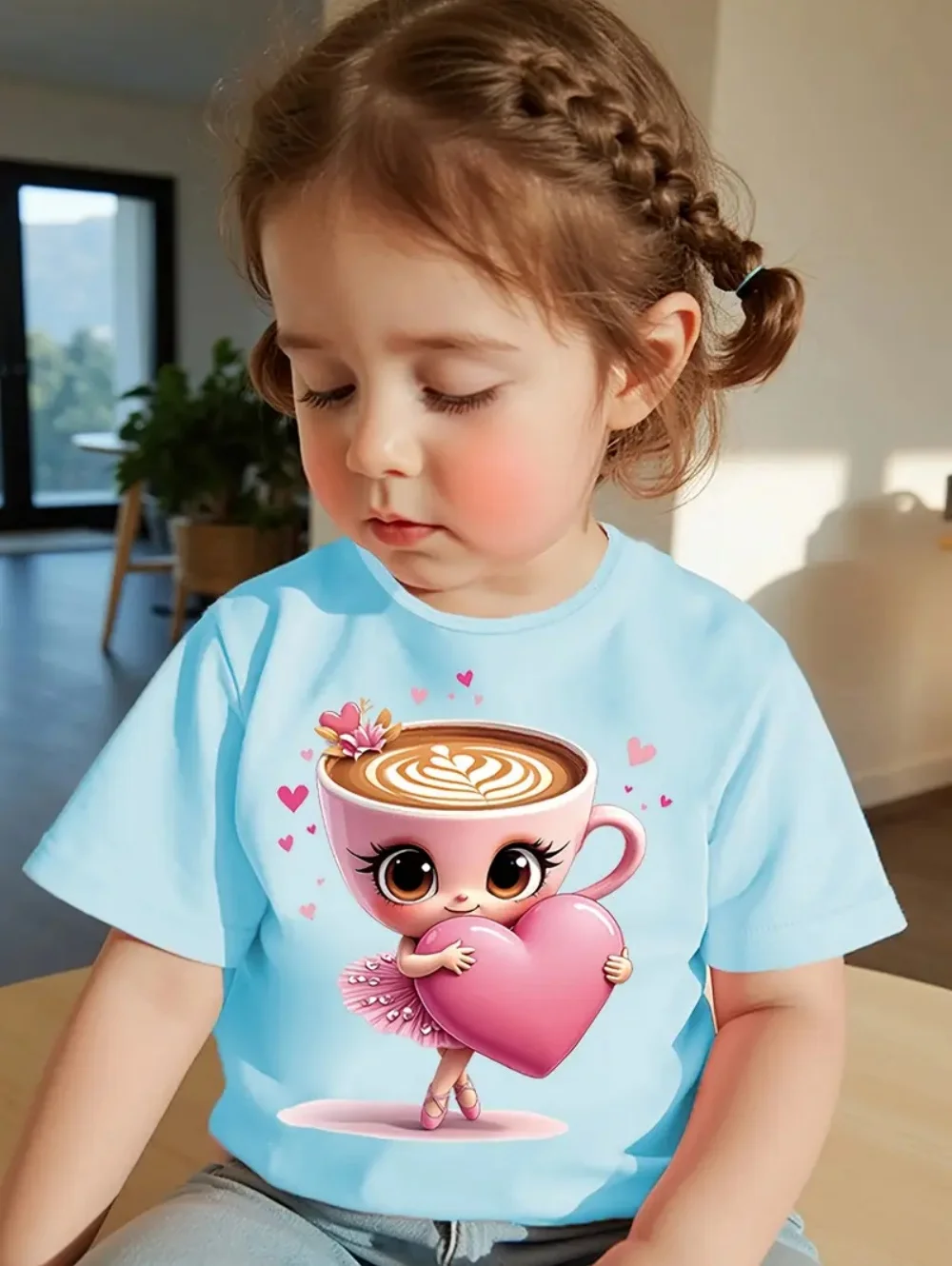 Brainrot italiano bonito meme camiseta para meninas roupas bailarina cappuccino impressão camisetas rosa verão kawaii roupas streetwear Brainrot italiano bonito meme camiseta para meninas roupas bailarina cappuccino impressão camisetas rosa verão kawaii roupas streetwear