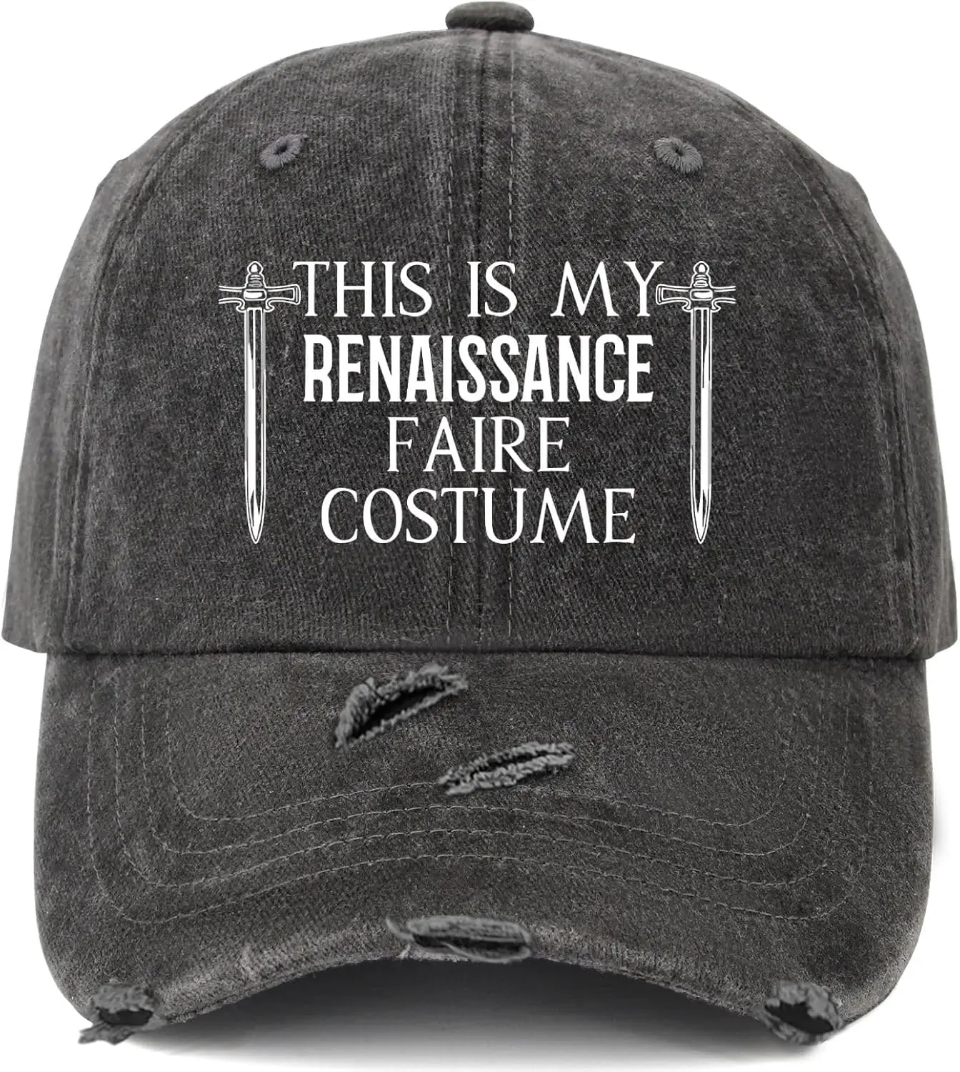 This is My Ren Faire Costume Hats for Men Baseball Cap Classic Washed Workout hat Adjustable