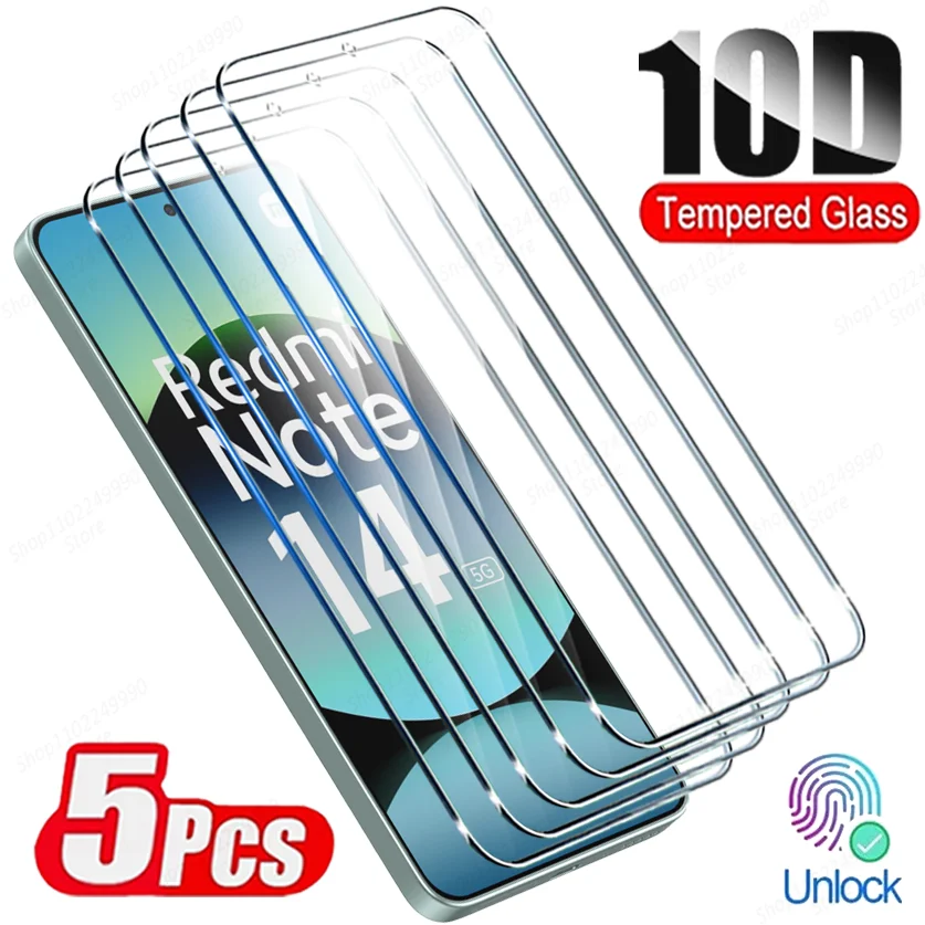5PCS Hd Tempered Gl… - image