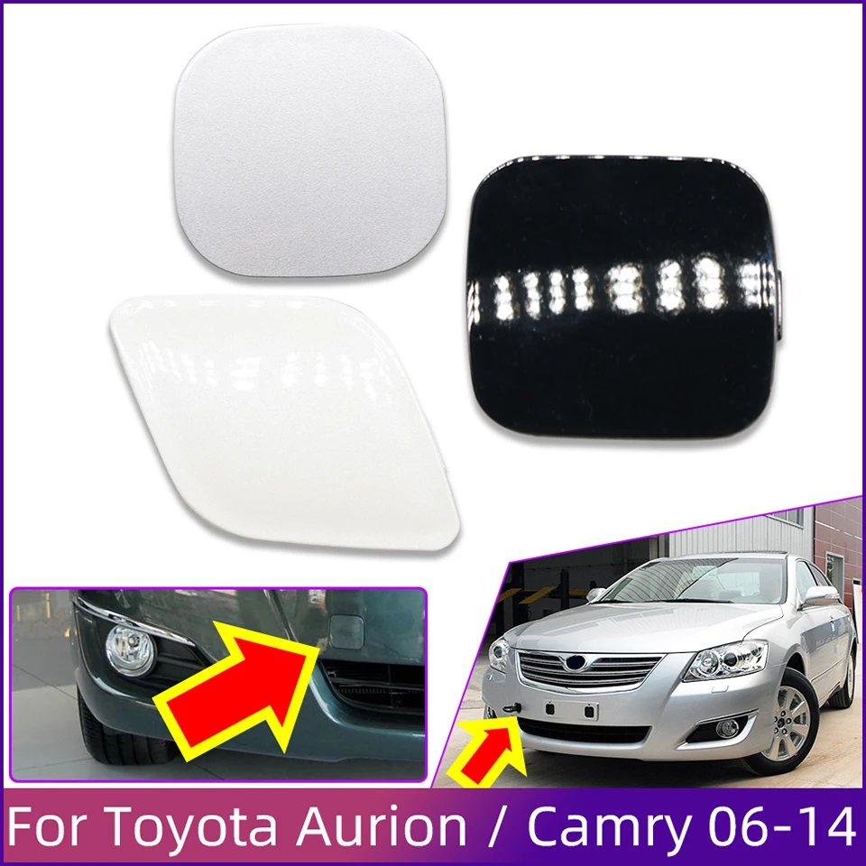 Car Accessories Front Bumper Tow Hook Cover Lid For Toyota Camry 2006-2014  Aurion 2012-2014Towing Hook Trailer Cap Hood Lid