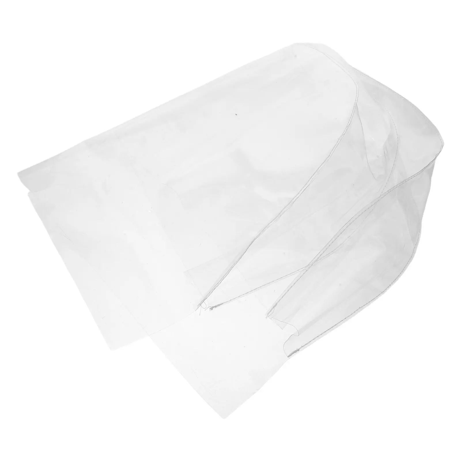 Barbershop Chair Cover Waterproof Clear Hairdressing Chair Back Cover Salon Massage Seatback Protective Vinyl 25.6x12.8in Stain