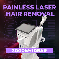 3000w Professional Soprano Diode Ice Titanium Laser Body Hair Removal Machine 3 Wave 808nm 755nm 1064nm Alexandrite Device