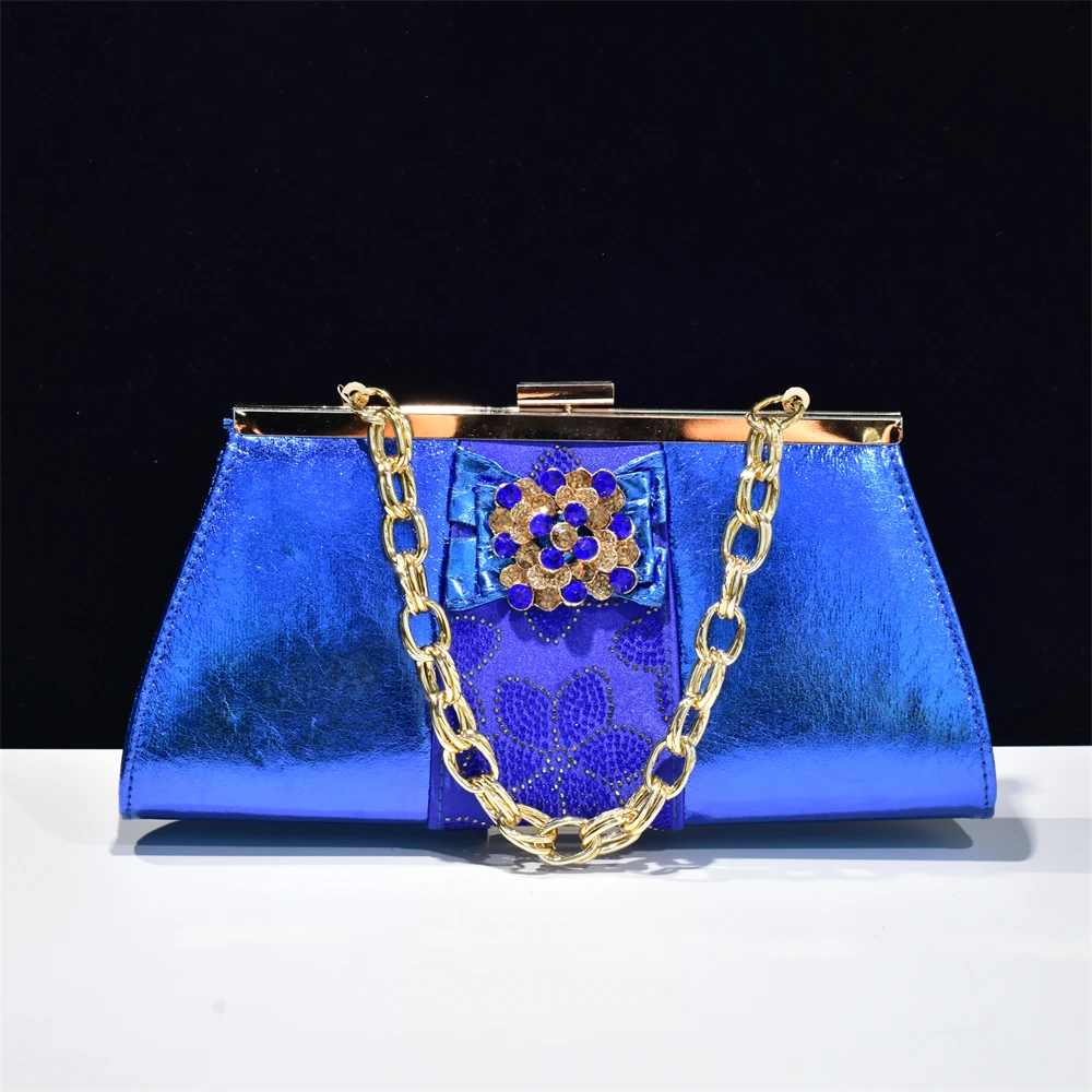 

New Arrival Elegant Diamond Floral Cellphone Clutch Bag Unique Crystal Party Purse Designer Evening Bag for Women Wedding Gift