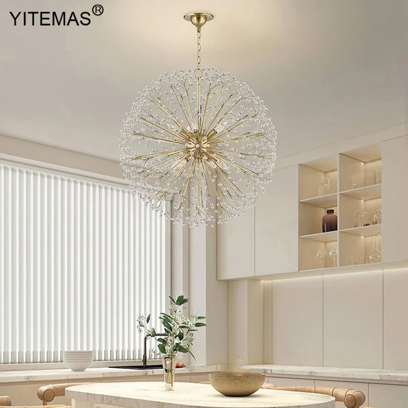 Imagem -04 - Lustre de Cristal de Bronze Vintage Iluminação Vintage Sphere Bedroom Global Foyer Hanging Lights Lustres Redondos Dourados 10 Luzes