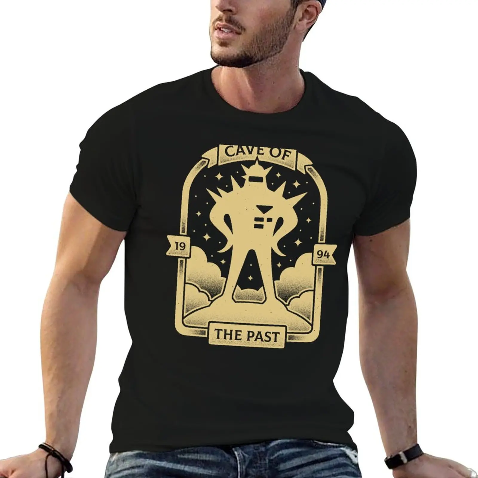 Camiseta Cave of the Past para hombre, camisetas gráficas de lujo para hombre, camisetas g man para hombre