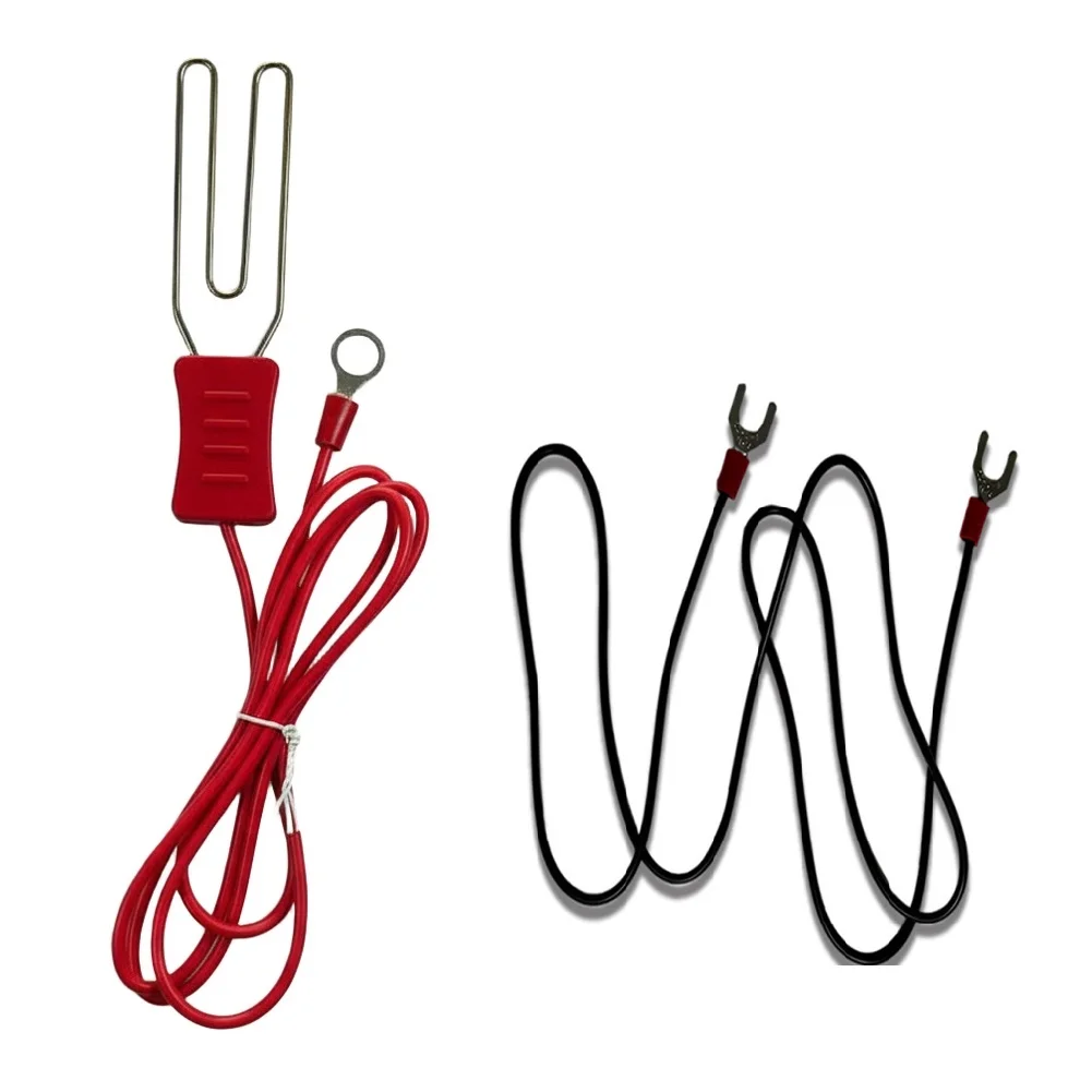 For alligator clip electric fence connector kit with M8 terminals for farm garden and courtyard fence wire connection