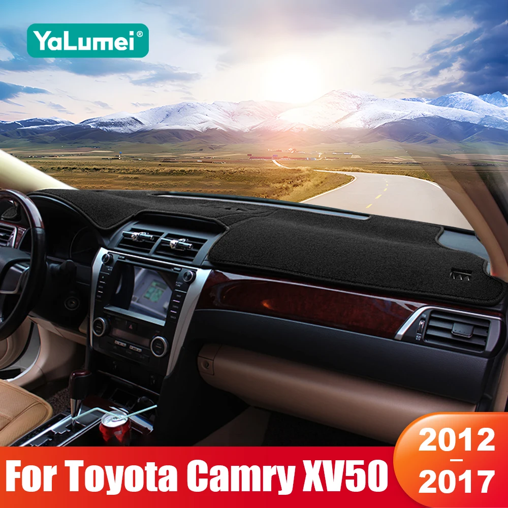 

For Toyota Camry XV50 2012 2013 2014 2015 2016 2017 Camry 50 Car Dashboard Sun Shade Cover Instrument Desk Mats Pad Accessories