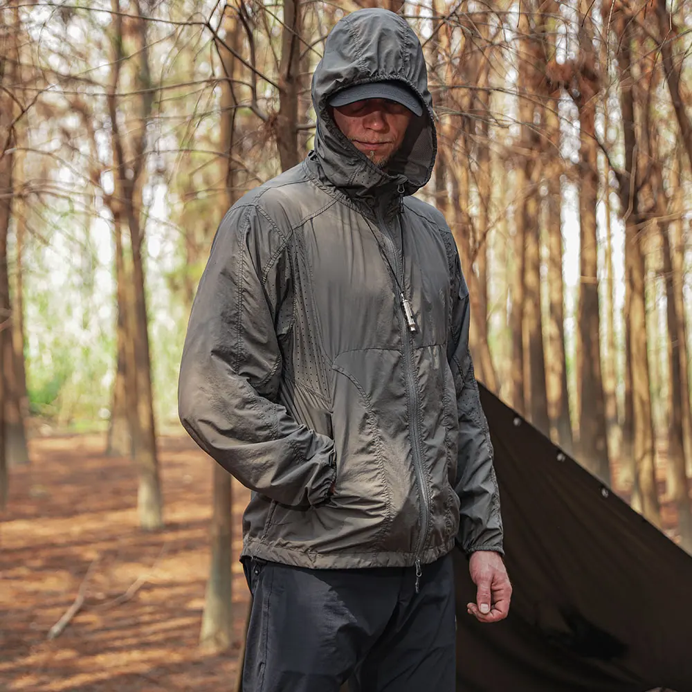 Emersongear BlueLabel “Bat Wing” Sunscreen Coat Ultra-lightweight UPF100+ Outdoor Sunproof Skin Jacket Camping Urban Commuting