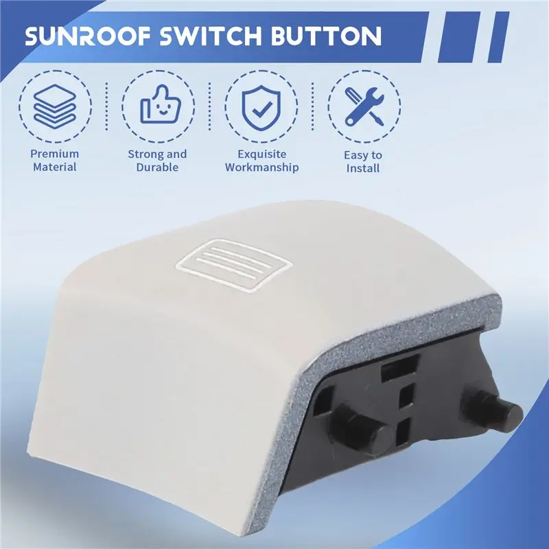 Precision For Mercedes W166 W292 W463 Car Sunroof Window Switch Button Cover Plastic For Benz ML GLE GLS