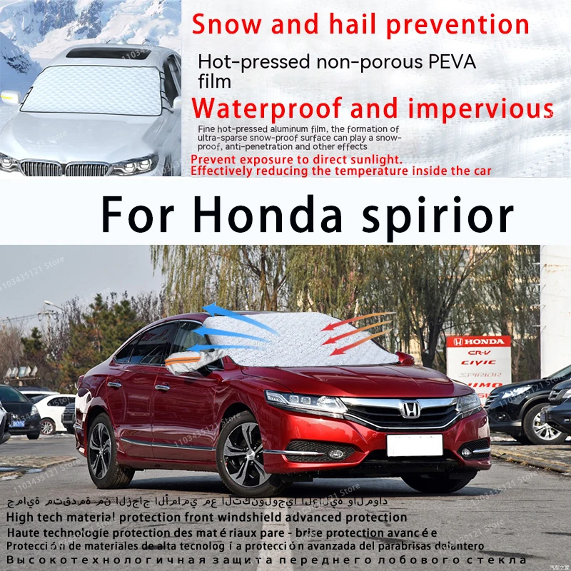 

For Honda spirior the front windshield of a car is shielded from sunlight, snow, and hail auto tools car accessories