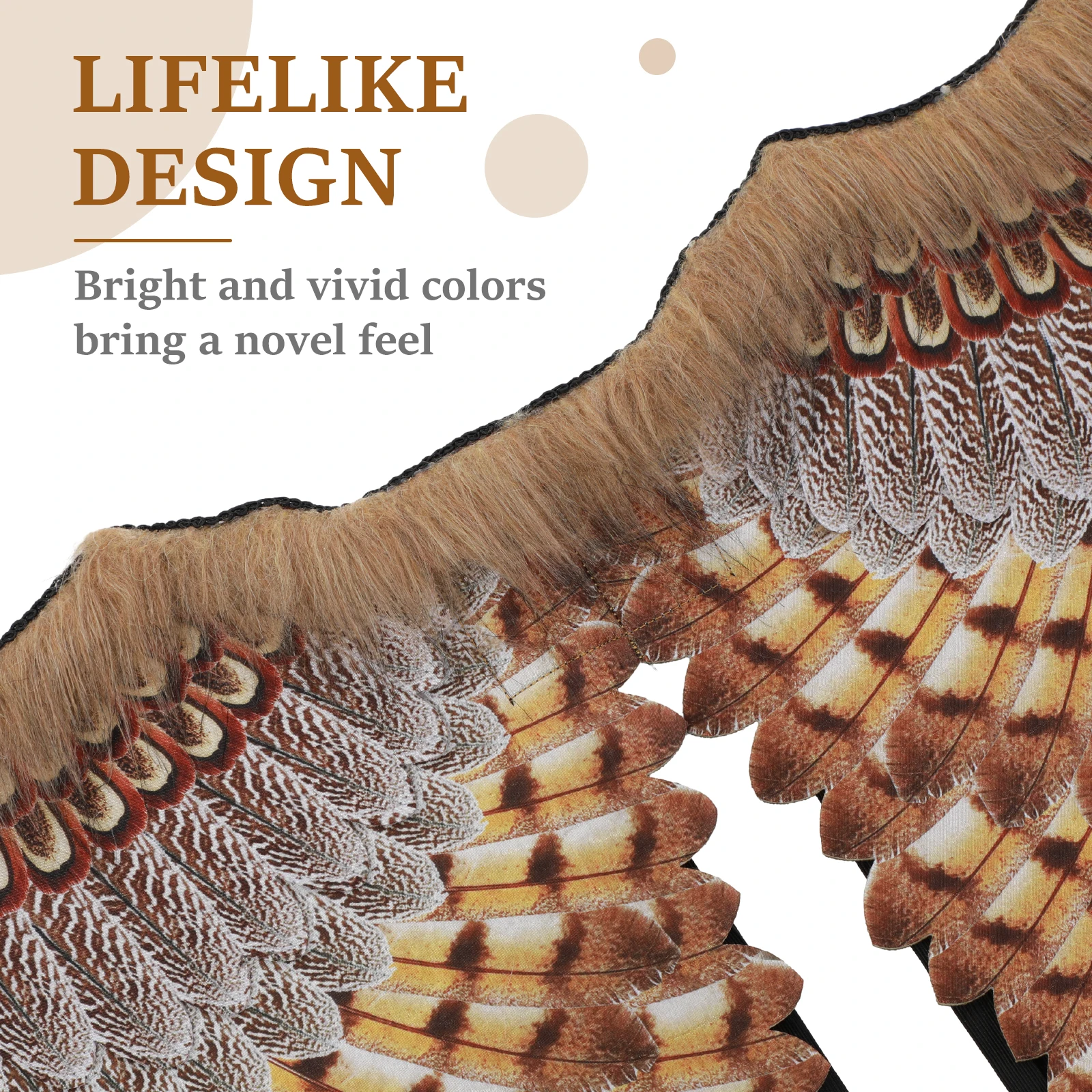 

Animal Owl Costume Set with Wings Mask for Party Favors Stage Performance Props Halloween Cosplay Gift