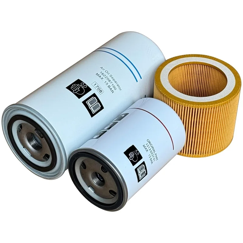 Filter Kit 2901091900 Filter Cartridge 1613900100 Oil Separator 1622087100 1513033701 Compatible With Compressor GX 7-11GA 5-11C