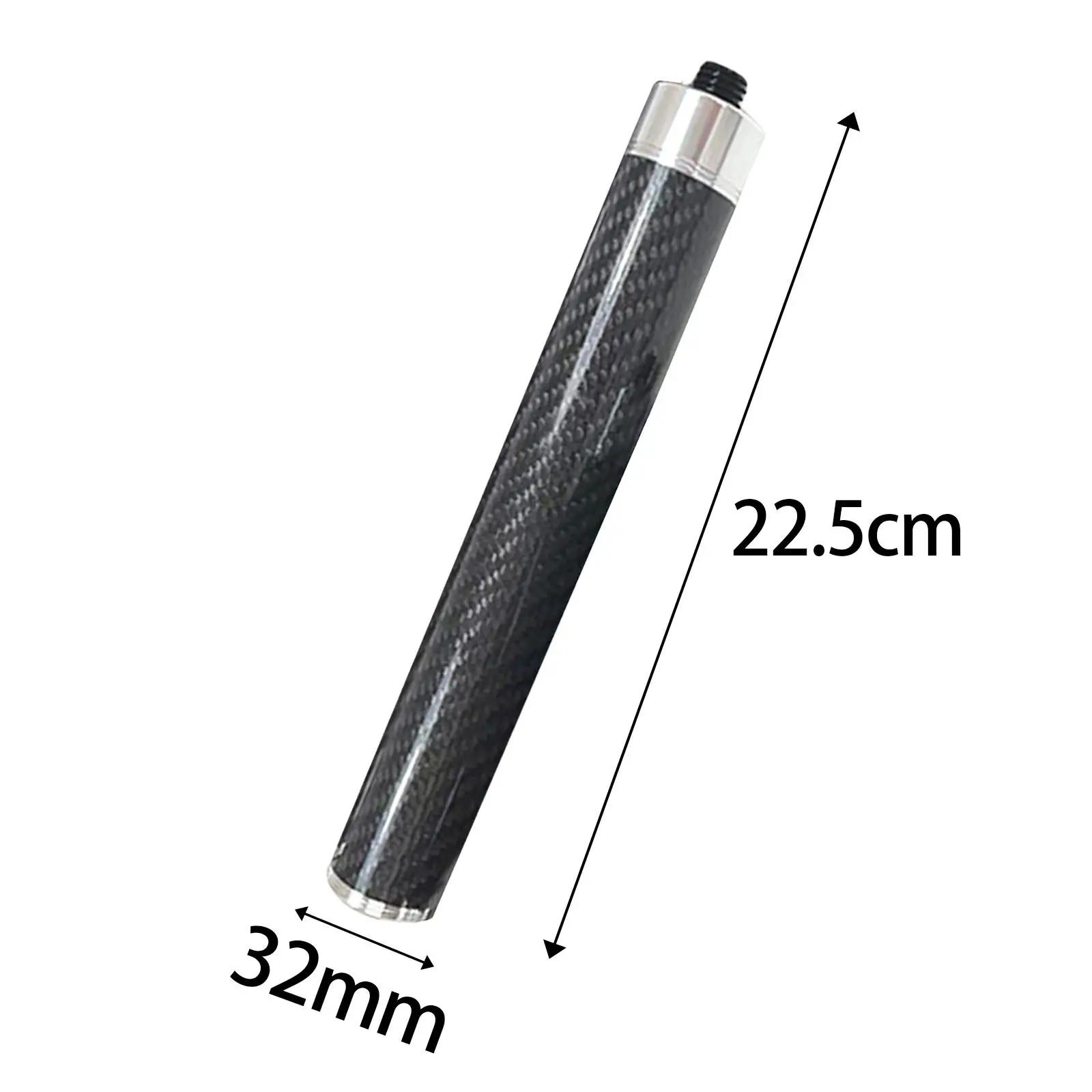 Bilhar Pool Cue End Extender com Bumper, Snooker Stick leve