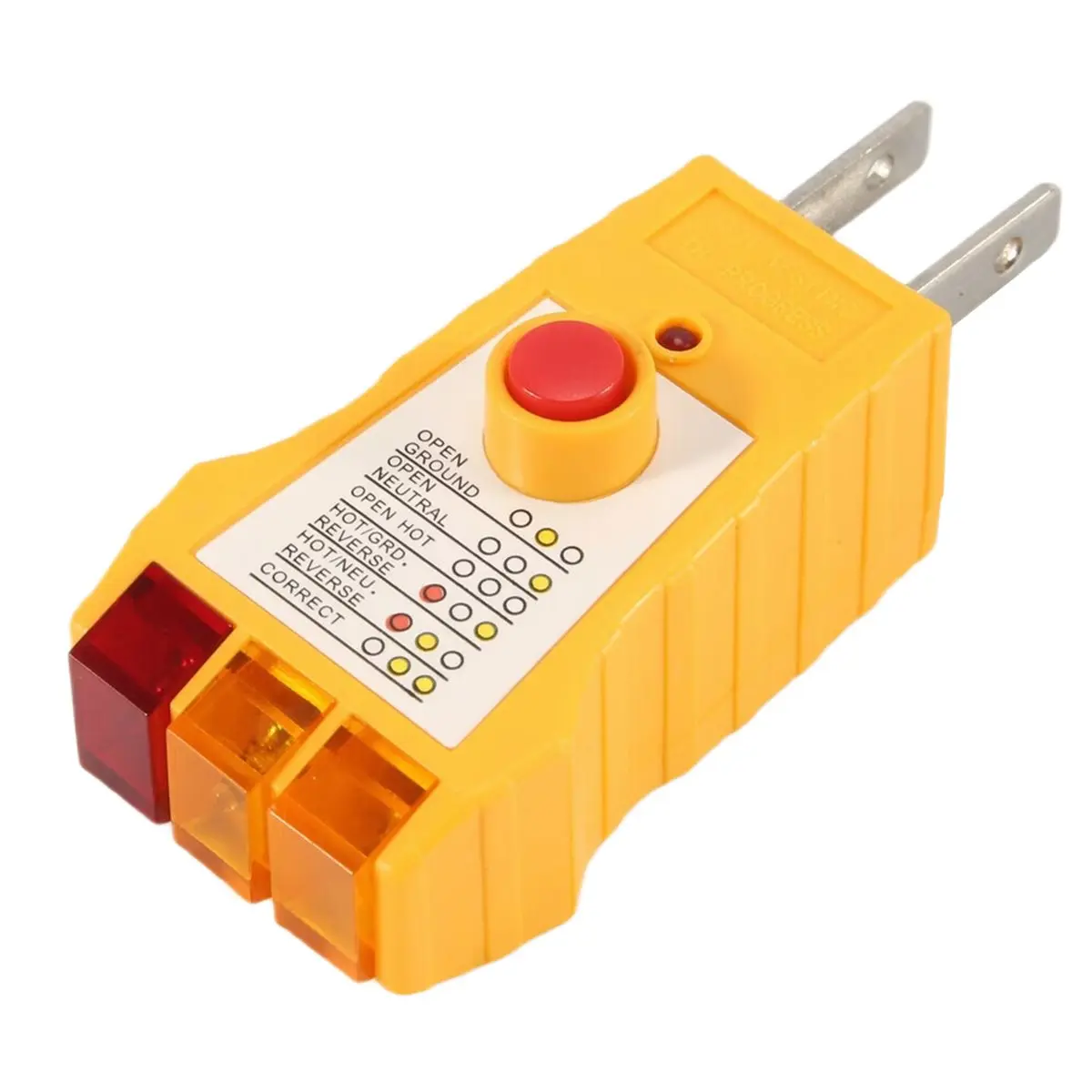 A77K Outlet Tester for Grounding Products, Outlet Tester with GFCI, Electrical Receptacle Tester, Plug Tester,USplug