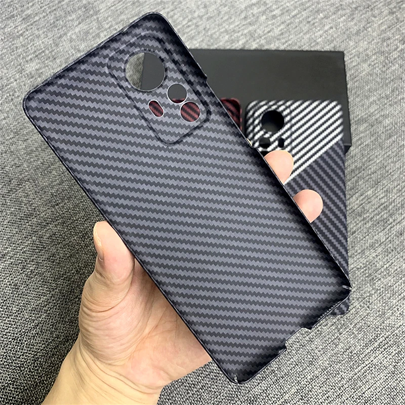 For Xiaomi Mi 12T 12 Pro Case Hard carbon fibre Slim Protective Back Cover For Xiaomi Mi 12S Pro 12S Ultra 12X Full Cover Shell