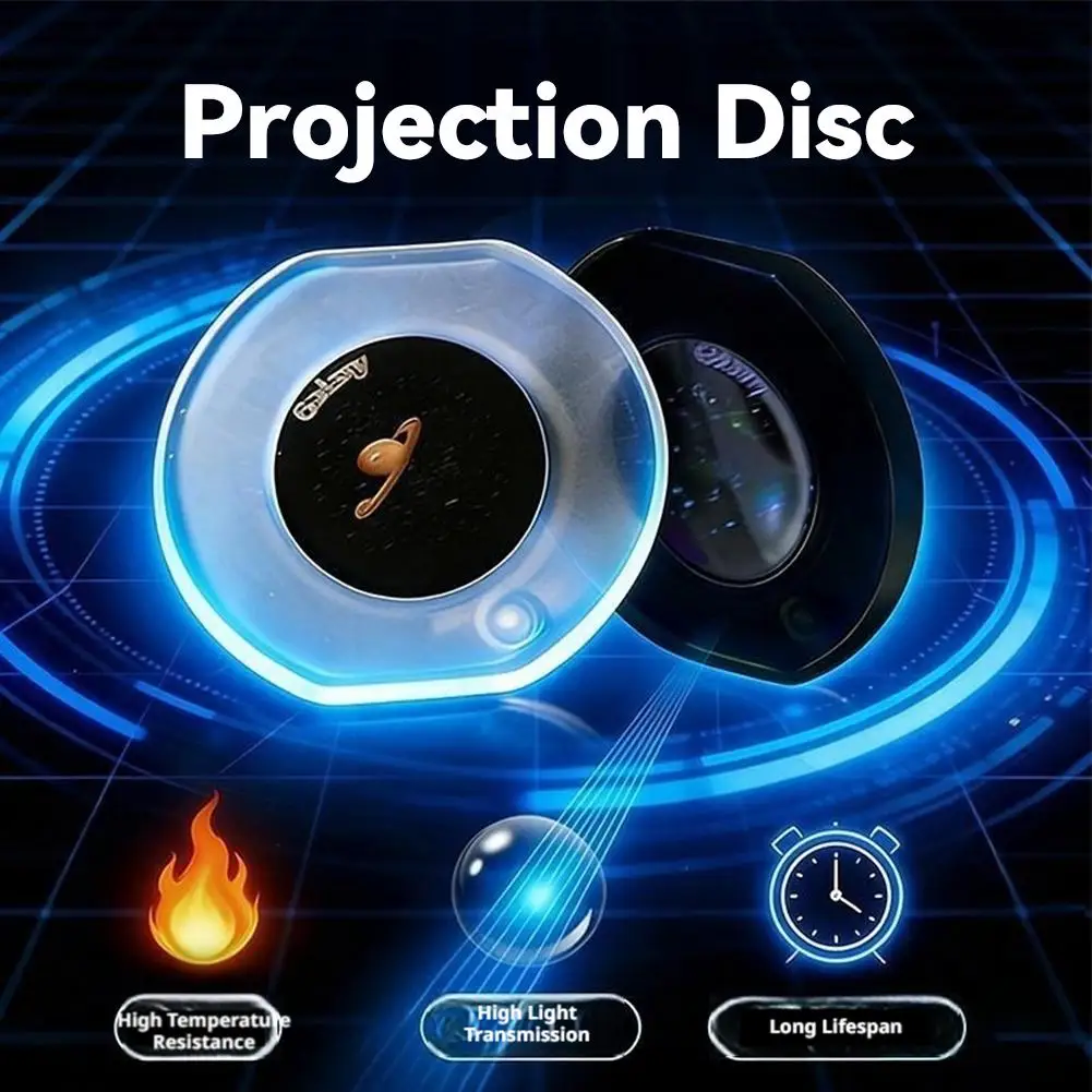 Galaxy Projector Night Light, Star Projector USB LED Starry Sky Ceiling Lamp Discs 360° Adjustable Planetarium for Room Home view 3