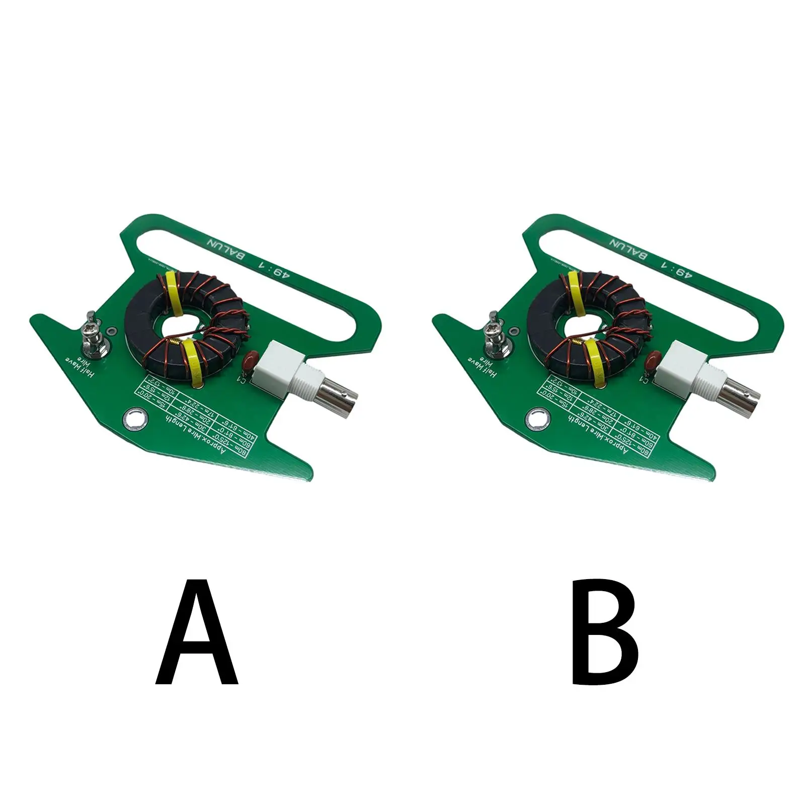 Portable 49:1 Balun Without Tuning End Fed Half Wave 100W Antenna Assembly