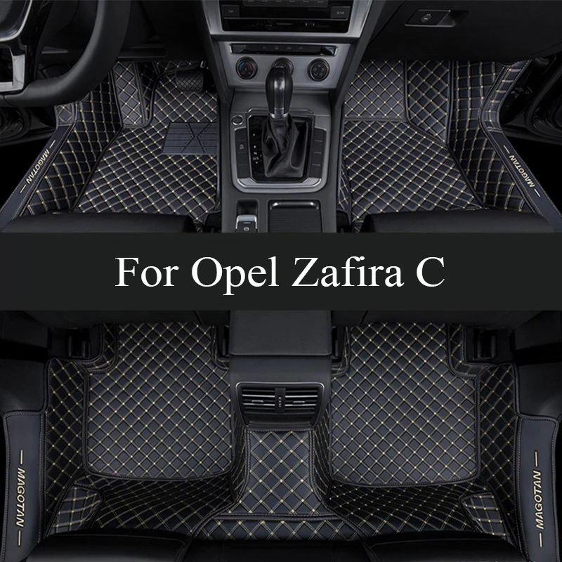 

Car Floor Mats For Opel Zafira C 2019 2018 2017 2016 2015 2014 2013 2012 5 seats Carpets Custom Auto Interior trunk mat Cover