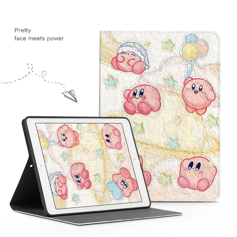 Kirby Ipad Case for iPad 10th Gen 10.9 Inch Cute Pink Case For 2022 Pro 11in  Air4 5 Mini6 8.3in 9th 8th 7th 10.2in Tablet Cover