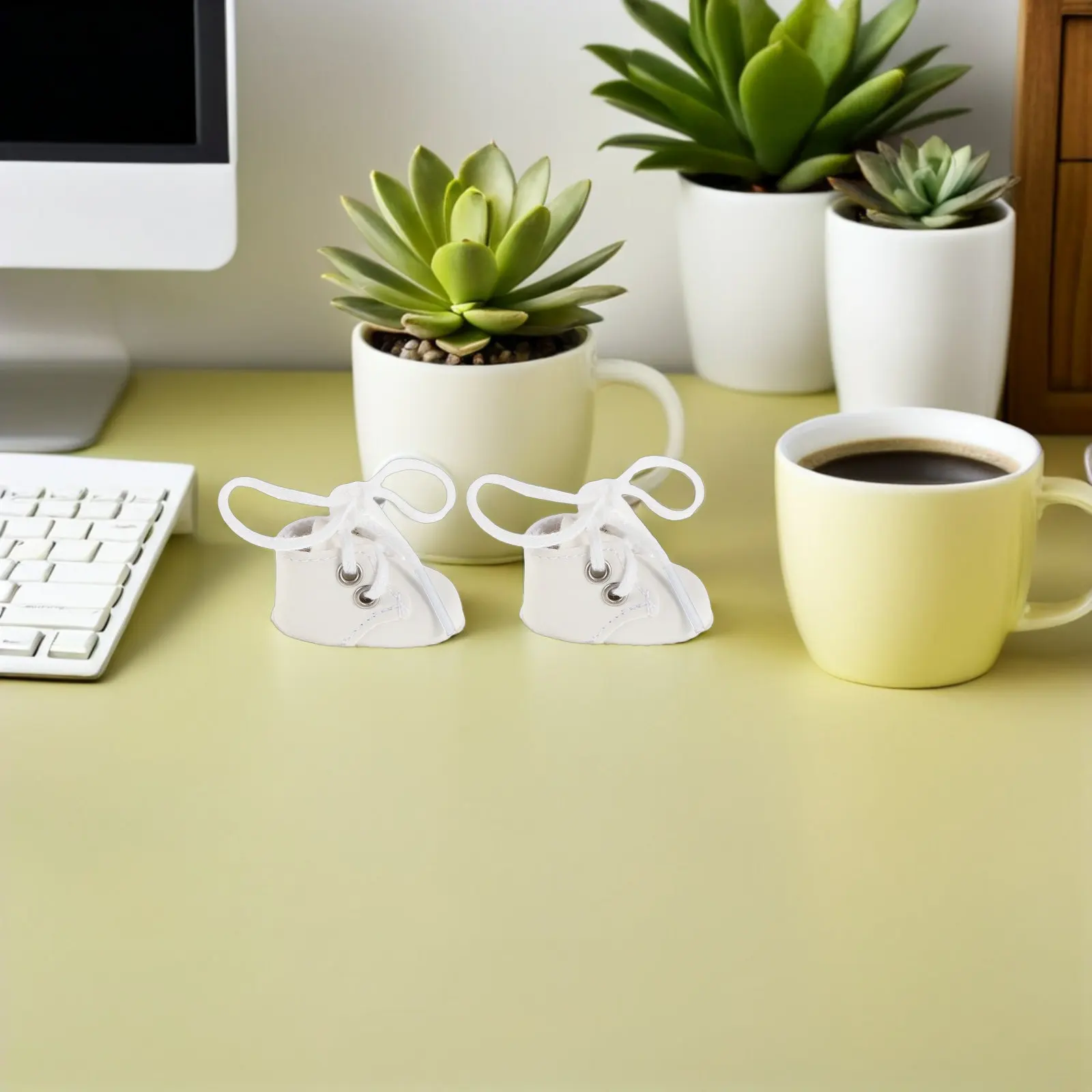 

1 пара миниатюрных ботинок для кукол 20 см, модные, из мягкого материала, маленькие туфли для нарядов, аксессуары для кукольного домика