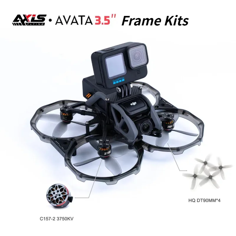 

AxisFlying AVATA 3.5" Upgraded Cinewhoop Frame Kits with 4PCS C157-2 3750KV Motor for DJI AVATA FPV Freestyle DIY Parts