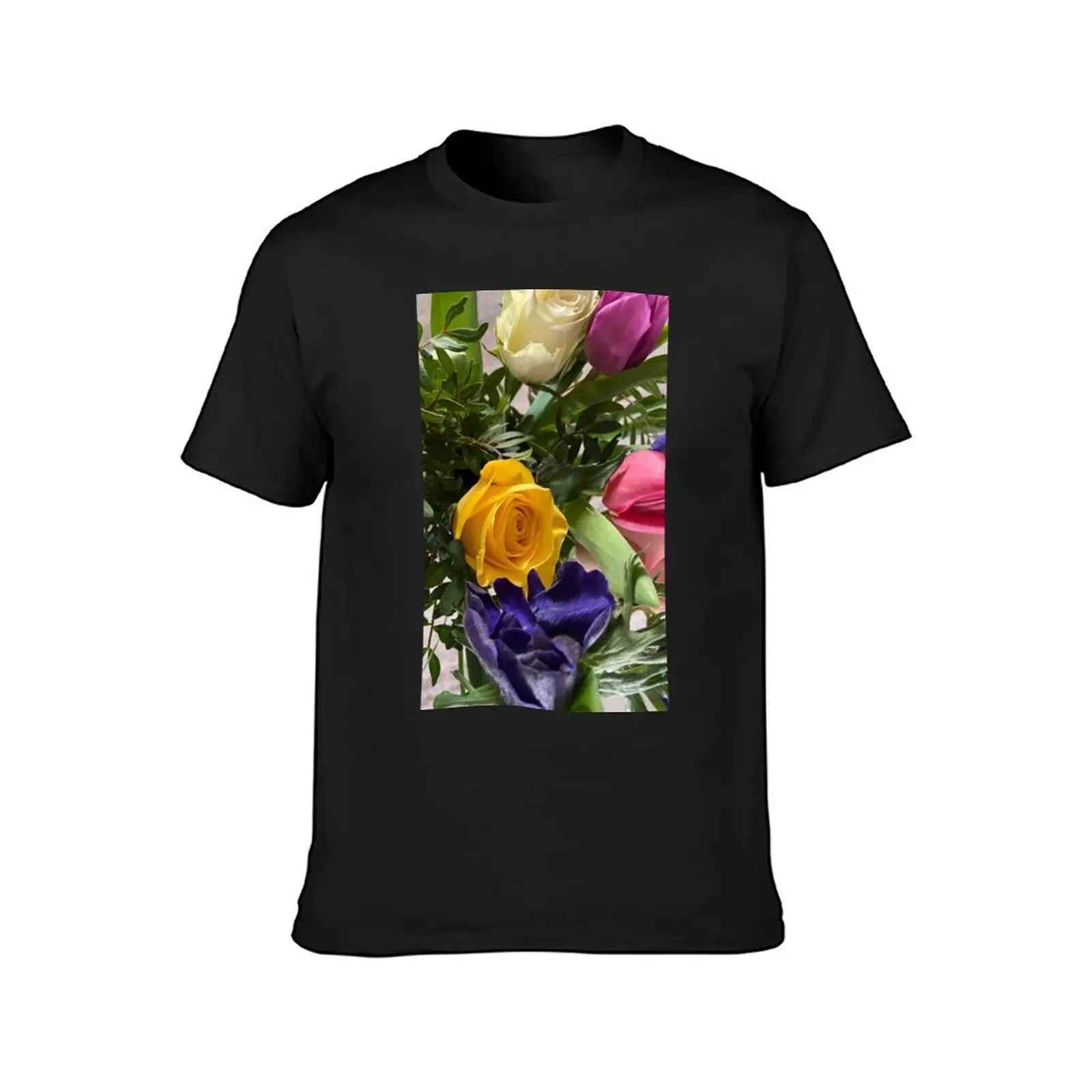 Bouquet of flowers, women, gift idea T-Shirt anime animal prinfor boys oversized mens workout shirts